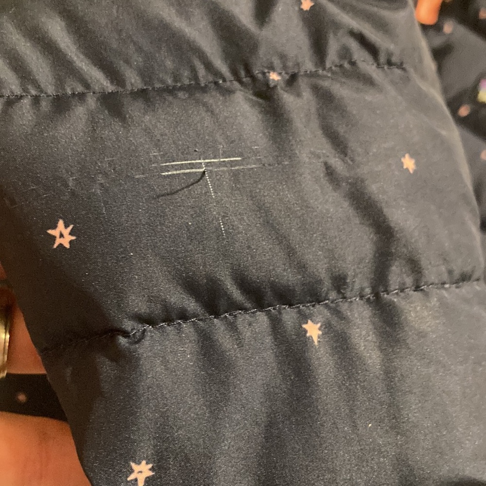Patagonia Kids Puffer Jacket - Navy with Pink Accents - Picture 6 of 11